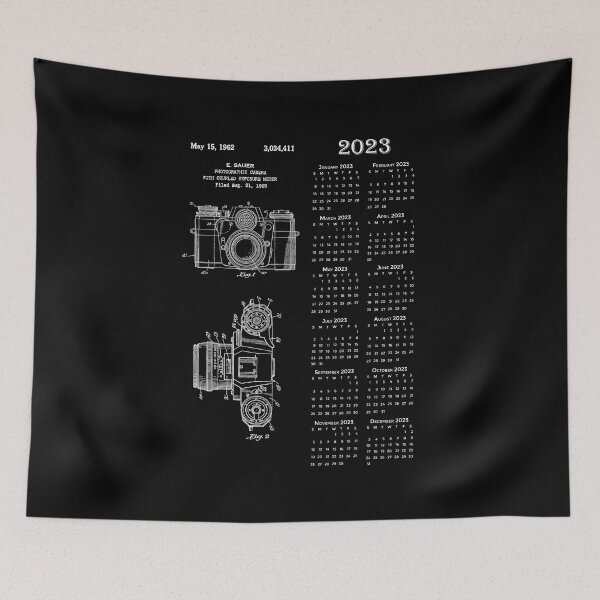 Item preview, 2023 Vintage Camera Calendar - A unique and perfect gift for any photography enthusiast designed and sold by ToucanKrafts.