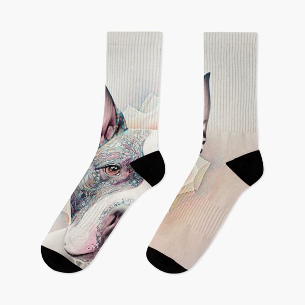 Item preview, A Fractal Design of An American Boston Bull Terrier designed and sold by Daniel Leighton.