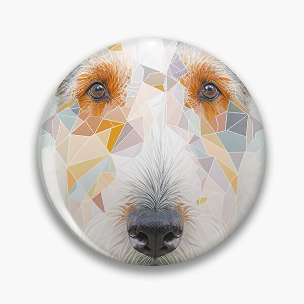 Item preview, A Fractal Design of A Wire Fox Terrier designed and sold by Daniel Leighton.