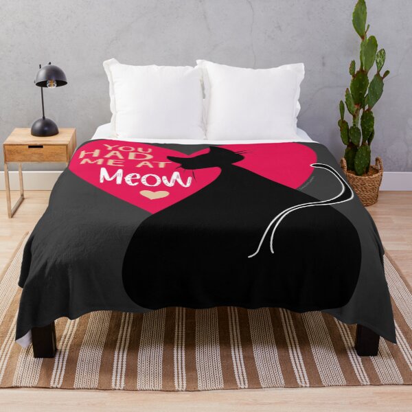 Item preview, Cute Black Cat in Love - You had me at meow.  Caroline Laursen original designed and sold by Caroline Laursen.