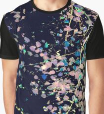 Nature Pattern # 4 - Birch (Blue) Graphic T-Shirt