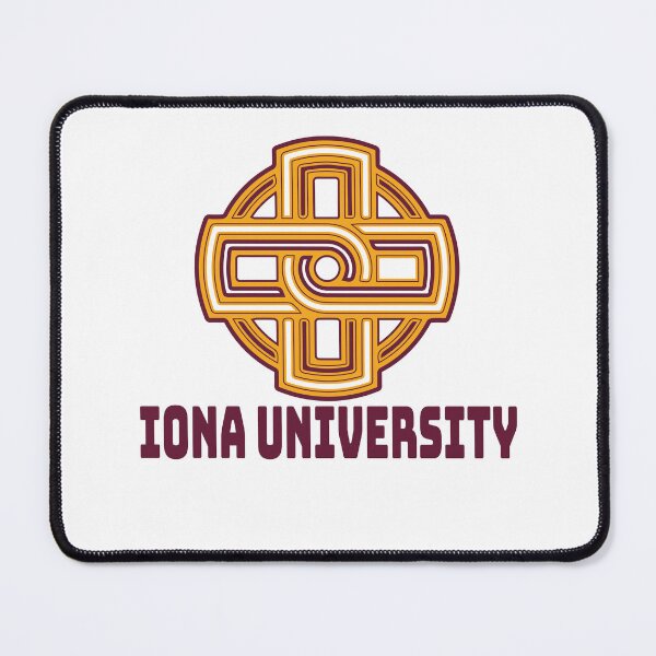 Item preview, IONA COLLEGE UNIVERSITY CELTIC CROSS MAROON AND GOLD designed and sold by mdb-designs.