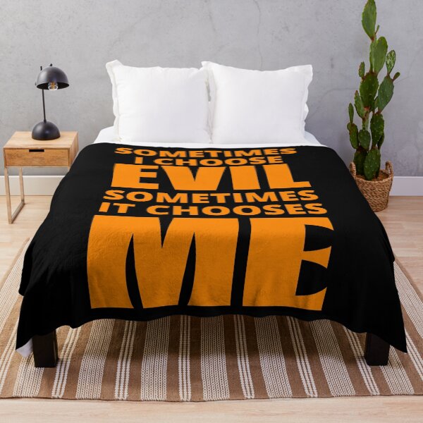 Item preview, Sometimes I Choose Evil in orange designed and sold by BrimstoneAxe.