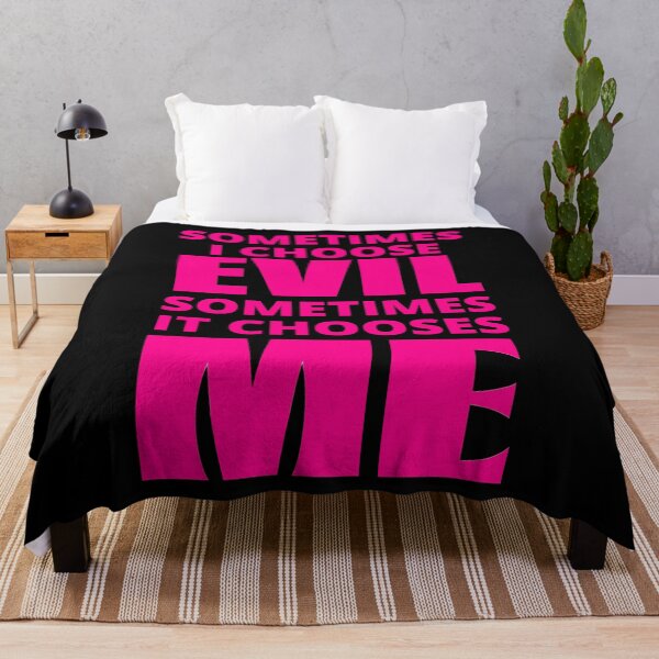 Item preview, Sometimes I Choose Evil in pink designed and sold by BrimstoneAxe.