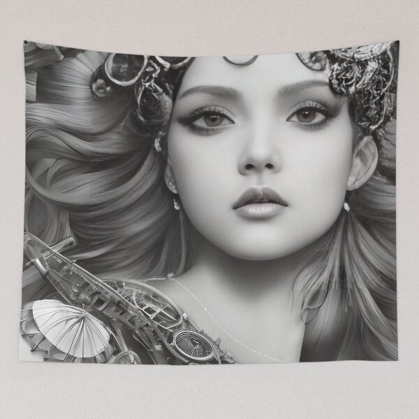 Item preview, Anna Steampunk Girl Portrait  designed and sold by Kamiri.