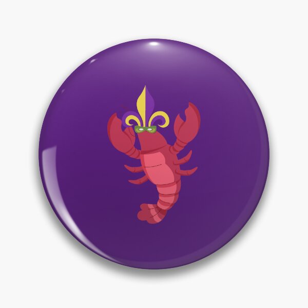 Item preview, Crawfish Mardi Gras Green Purple  designed and sold by The medgift.