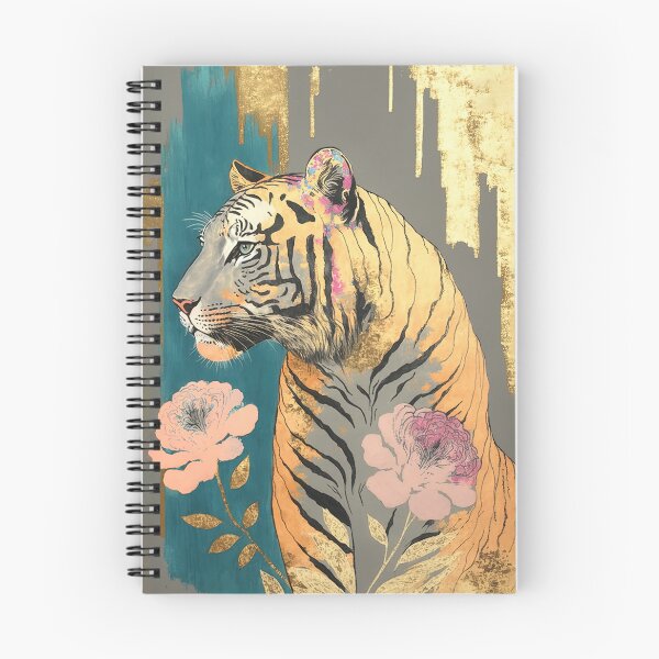 Item preview, Boho Floral Tiger designed and sold by nicolelilyart.