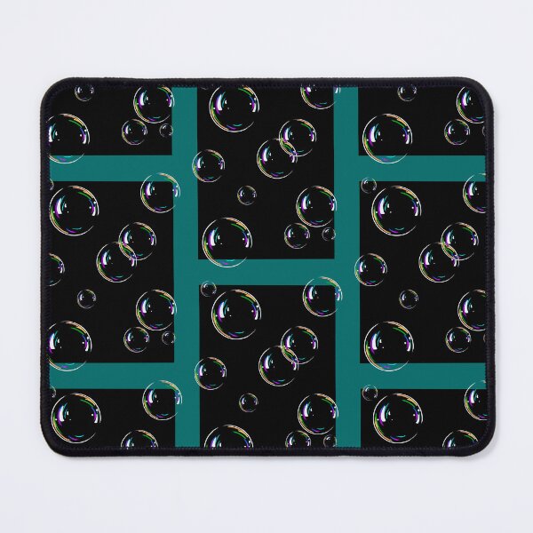 Item preview, Realistic Bubbles Teal Border designed and sold by blejsart.