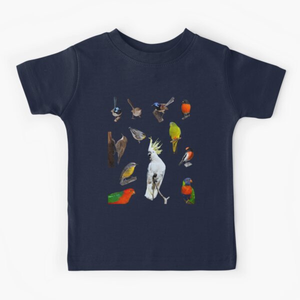 Australian Woodland Birds 5 Kids T-Shirt