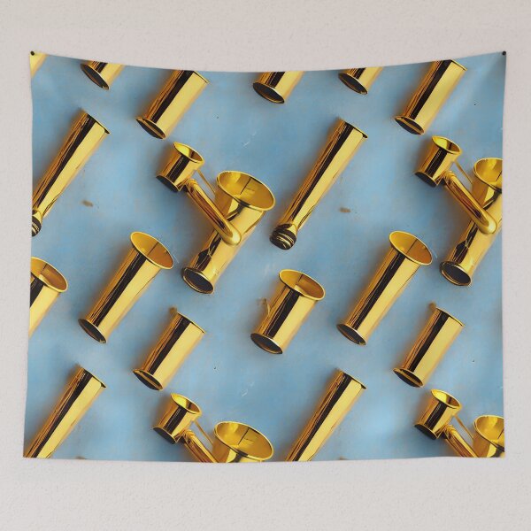 Item preview, Brass Trumpet Tubes - Seamless Pattern designed and sold by Chubuter.