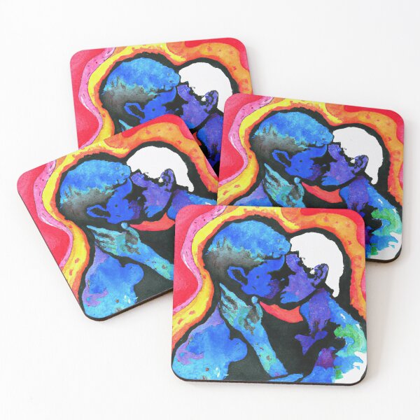 Item preview, The Kiss - Blue designed and sold by InkworksCA.