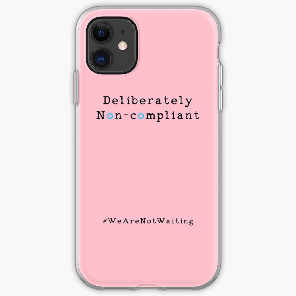 Deliberately non-compliant - pink phone iPhone Case & Cover