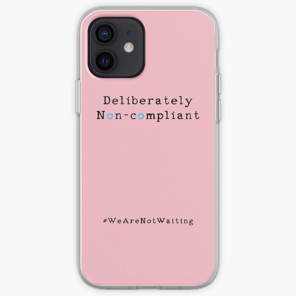 Deliberately non-compliant - pink phone iPhone Soft Case