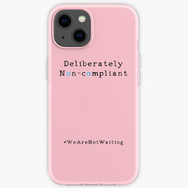 Deliberately non-compliant - pink phone iPhone Soft Case