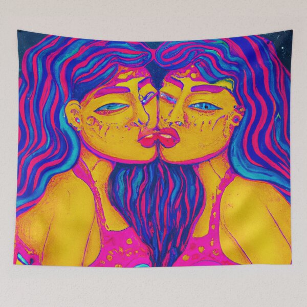 Item preview, The Kiss - Mirror designed and sold by InkworksCA.