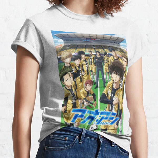 Soccer Ashito Aoi Takeshima Anime Tatsuya Fukuda Aoi Ashit Unisex T-Shirt –  Teepital – Everyday New Aesthetic Designs