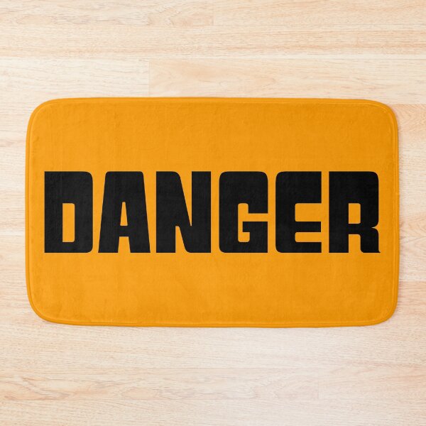 Item preview, "DANGER" written in big bold letters designed and sold by BunchOfWords.