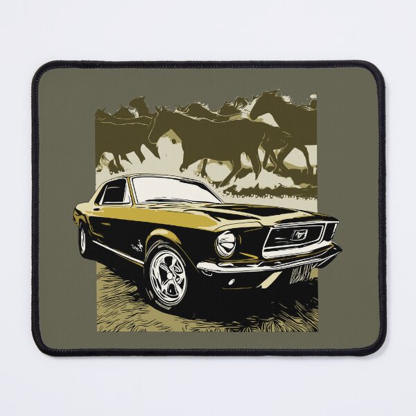 Item preview, Gold 68 Mustang with Horses designed and sold by Glenn Mueller.