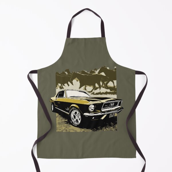 Item preview, Gold 68 Mustang with Horses designed and sold by Glenn Mueller.