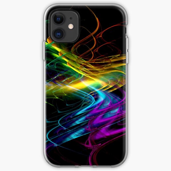 Abstrakt bunt iPhone Flexible Hülle