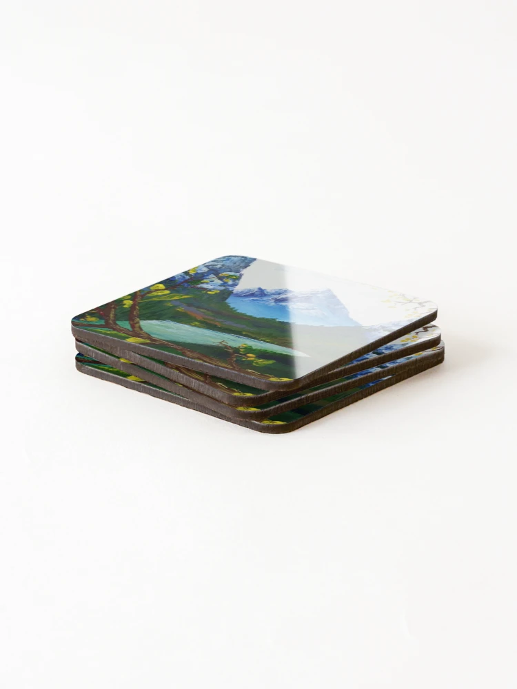 Thumbnail 4 of 5, Coasters (Set of 4), Late September designed and sold by RudyYoder.