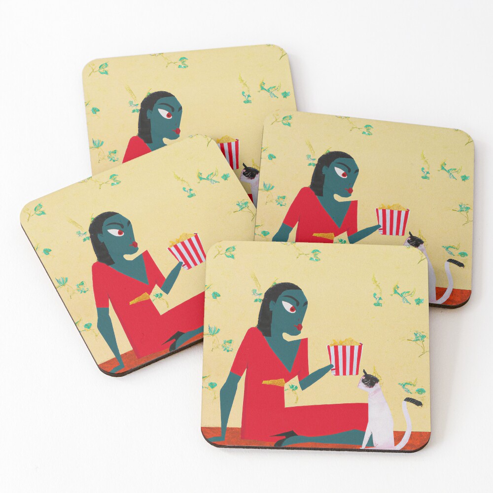 Item preview, Coasters (Set of 4) designed and sold by InkworksCA.