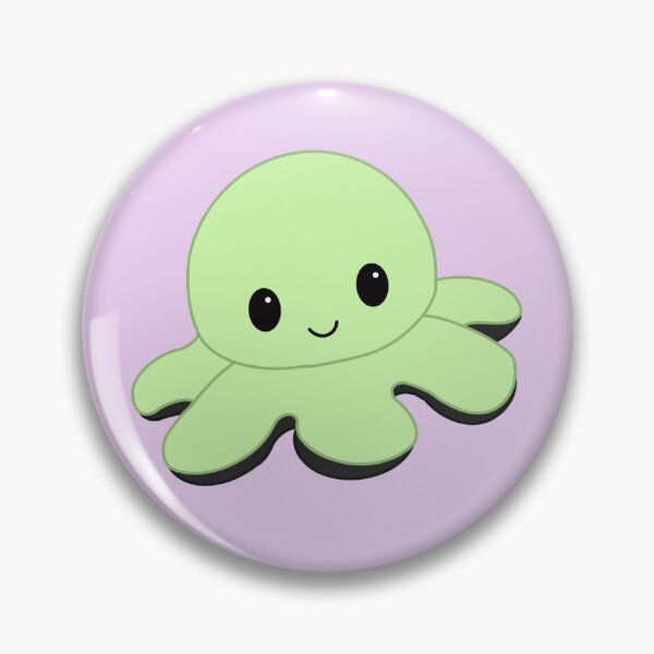 Item preview, Happy Green Moody Reversible Octopus designed and sold by ShopBabyFace.