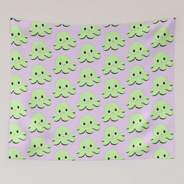 Item preview, Happy Green Moody Reversible Octopus designed and sold by ShopBabyFace.