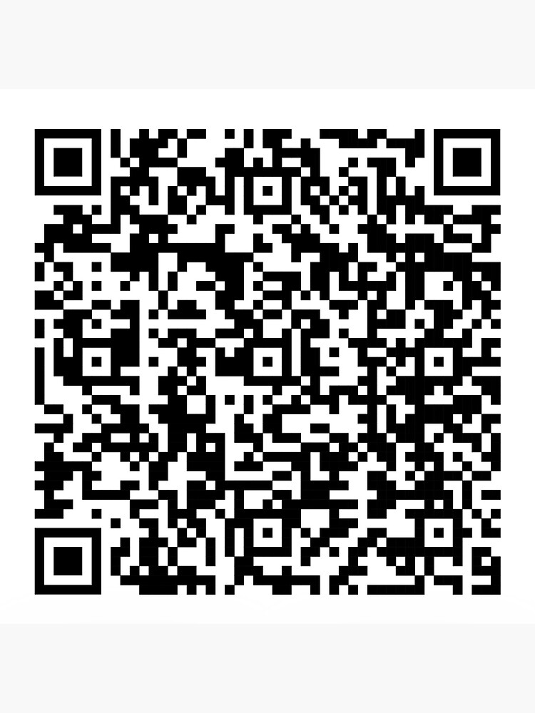 "tv by billie eilish qr code" Sticker for Sale by piperje Redbubble