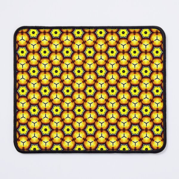 Item preview, Vibrant Yellow Burgundy and Blue Honeycomb Seamless Pattern designed and sold by protegra.