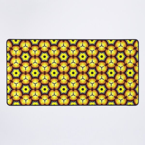 Item preview, Vibrant Yellow Burgundy and Blue Honeycomb Seamless Pattern designed and sold by protegra.