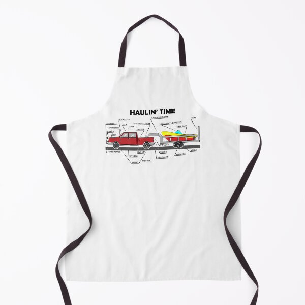 Item preview, Haulin' Time, Red Truck Hauling a Boat designed and sold by RebekahLDesigns.