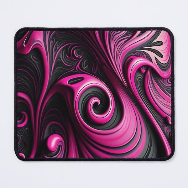 Item preview, Black and Pink Trippy Hydrodip Pattern designed and sold by MythicPrompts.