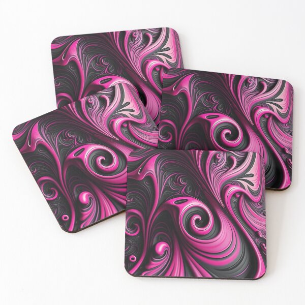 Item preview, Black and Pink Trippy Hydrodip Pattern designed and sold by MythicPrompts.