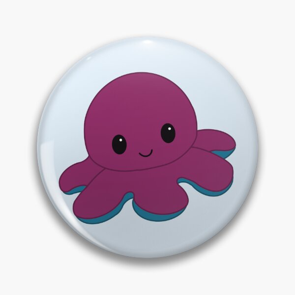 Item preview, Happy Purple Moody Reversible Octopus designed and sold by ShopBabyFace.