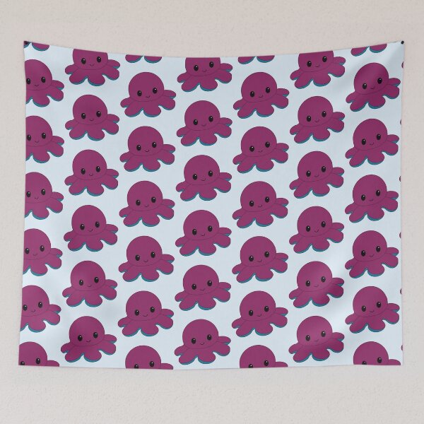 Item preview, Happy Purple Moody Reversible Octopus designed and sold by ShopBabyFace.