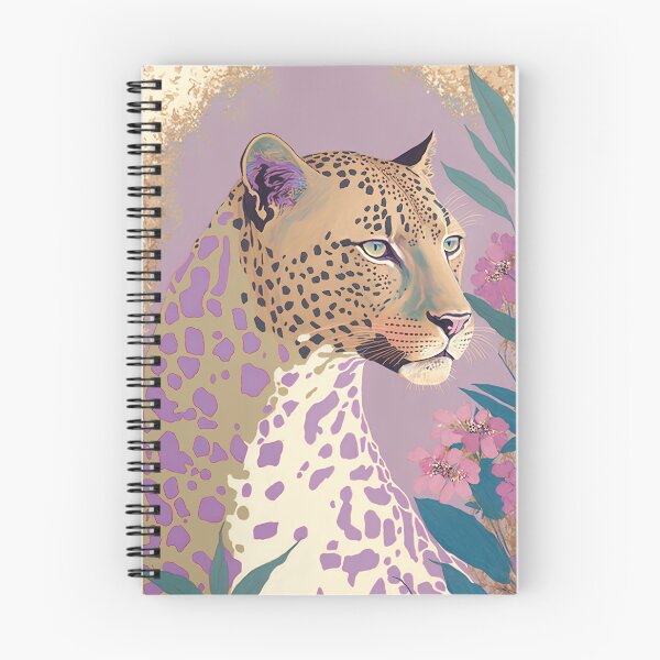 Item preview, Whimsical Boho Floral Leopard designed and sold by nicolelilyart.
