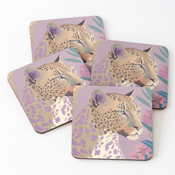 Item preview, Whimsical Boho Floral Leopard designed and sold by nicolelilyart.