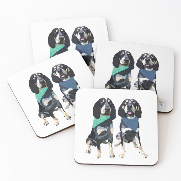 Item preview, Blue tick coonhounds  designed and sold by Poohdlesdoodles.