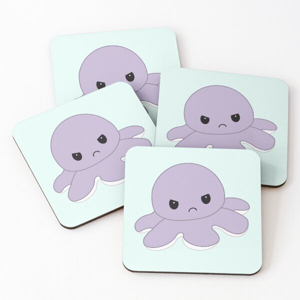 Item preview, Angry Purple Moody Reversible Octopus designed and sold by ShopBabyFace.