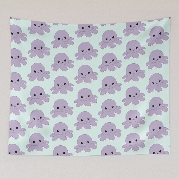 Item preview, Angry Purple Moody Reversible Octopus designed and sold by ShopBabyFace.