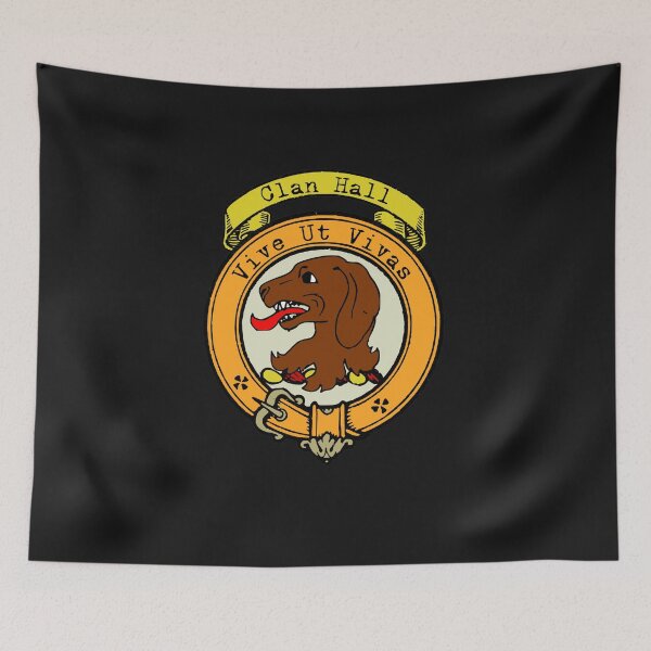 Item preview, Hall Clan Surname crest designed and sold by BagTown Clans.