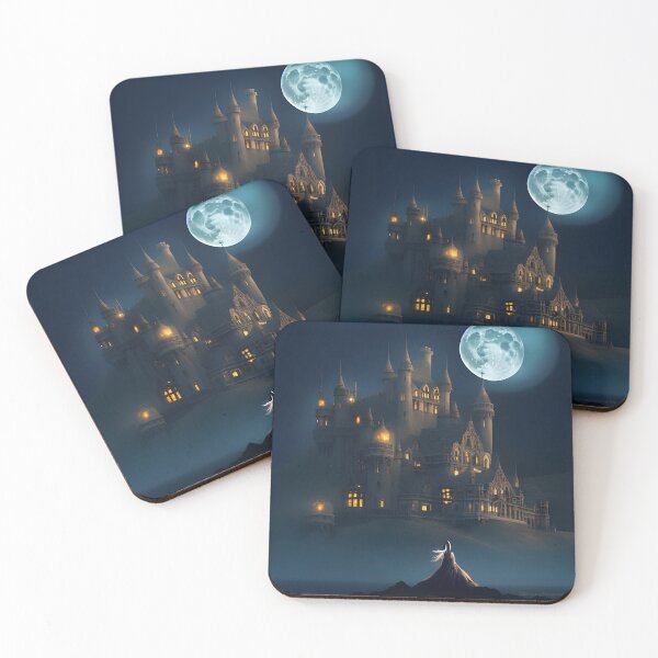 Item preview, Gothic Castle in the Moonlight designed and sold by DreamyEscapism.