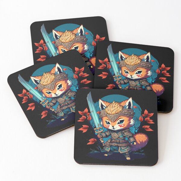 Item preview, Chibi Furry Samurai Fox designed and sold by Stickapom.
