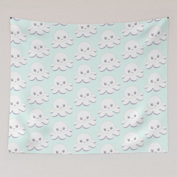 Item preview, White Rage Moody Reversible Octopus designed and sold by ShopBabyFace.