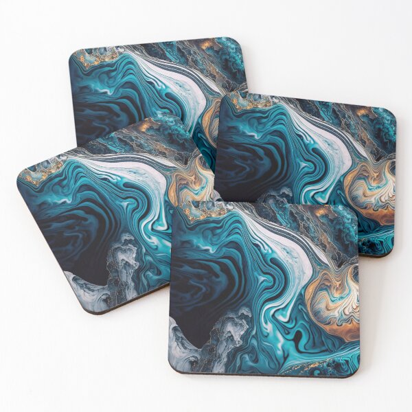 Item preview, Swirls of marble or the ripples of agate. Liquid marble texture. Fluid art. abstract waves skin wall. No.20 designed and sold by ShopThousand.