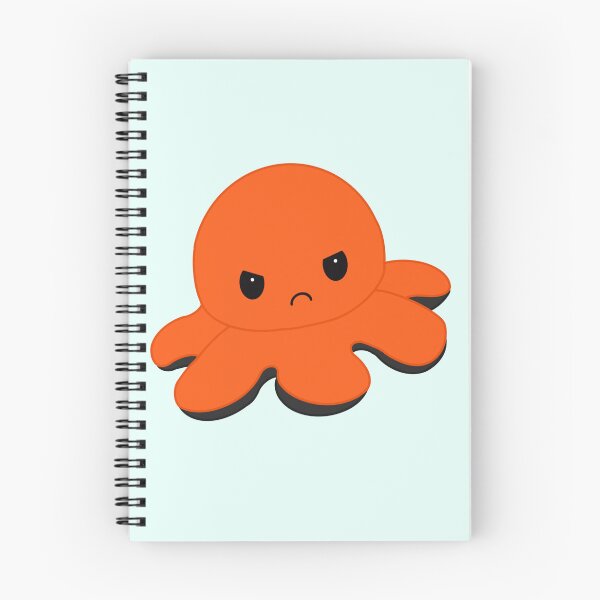 Item preview, Angry Orange Moody Reversible Octopus designed and sold by ShopBabyFace.