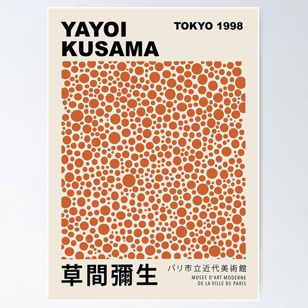 Yayoi kusama 1998-Plakat Poster