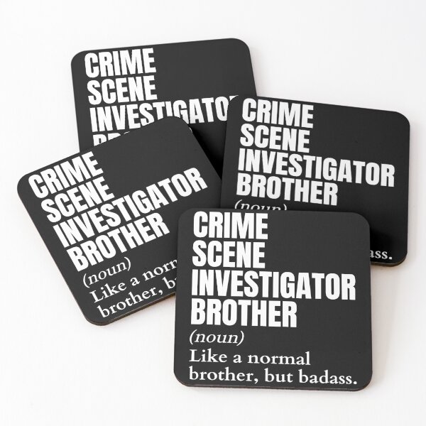 Item preview, Funny Badass Crime Scene Investigator Brother Definition designed and sold by EndlessFreedom.