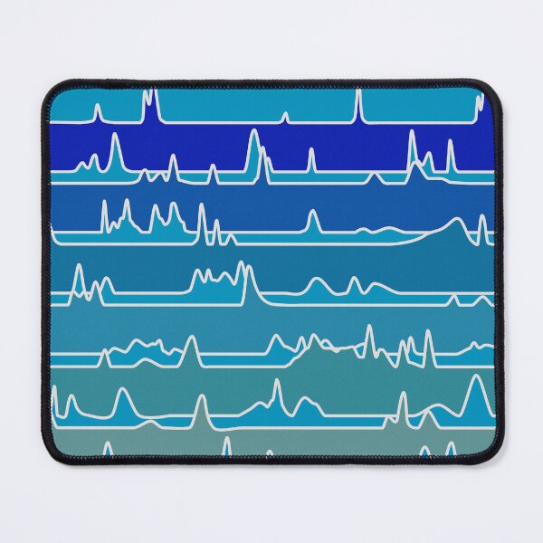 Item preview, Chromatography Waterfall - Blue Background designed and sold by Artsy-Chemist.